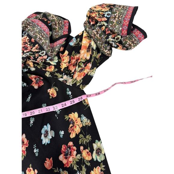 Flying Tomato Ruffle Floral Off The Shoulder Belle Sleeve Top Womens Size 3XL - Picture 4 of 5